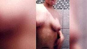 Hey, caught a steamy soapy shower at the gym