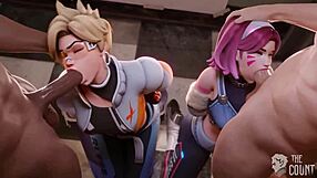 Compilation of 3D Hentai made with SFM and Blender