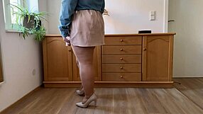 Amateur video of MIL's hairy ass after hot scene