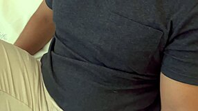 Amateur wife shows off her big ass in lingerie