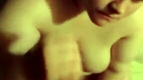 Housewife gets a hot facial in a homemade porn video