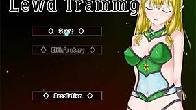 Commented gameplay of Just snitch already: The Lewd Elf’s Training in a new PC game