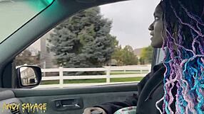 Beautiful black MILF with big ass and boobs having hot sex with her son’s white friend