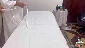 Real teen amatuer massage with a hot Latina girl