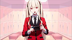 Roleplay game with Joi hentai in the world of Kakegurui