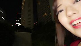 A night of celebration with a beautiful slutty wife ends up in a nice threesome