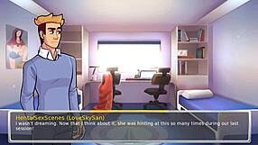 Horny teacher masturbates in 3D cartoon Academy series