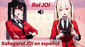 Roleplay game with Joi hentai in the world of Kakegurui