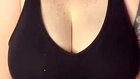 Slapping my big boobs on the table is a prelude to what is to come