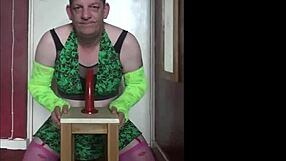 First time crossdresser tries out gay sex with an amateur video