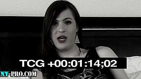 Beautiful shemale prostitute in stockings gets facial