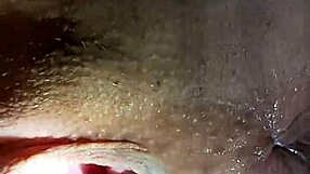 A dominatrix with a shaven and petite body enjoys hardcore pleasure