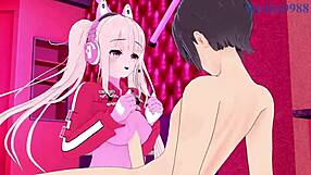 Big-boobed Alice and soda in hot 3D hentai scene