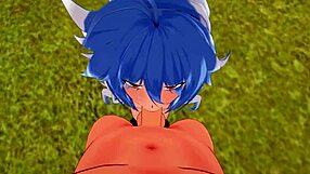 Sucking and fucking in Genshin Impact fanmade yaoi hentai