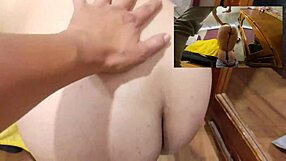 Hot milf gets groped for money