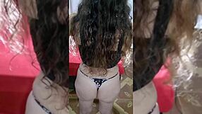 Slutty amateur shows her white ass and gets it fucked hard