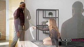 The big black cock that made her organs shake in the house of her mother-in-law