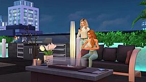 3D animated anime with a hot threesome scene and G-spot stimulation