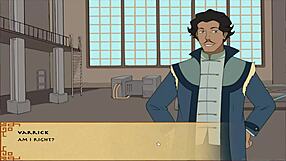 Animated hentai game with Japanese-style illustrations and interactive features