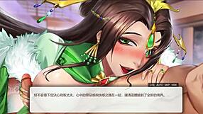 Beautiful woman of the flower street