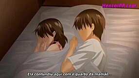 Hentai with 18-year-old stepsis and stepbrother sharing a bed