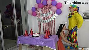 I Pound Birthday Girl at Her Dad’s House