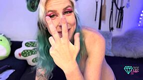 Nikki Zee's anal training with toys and assfucking