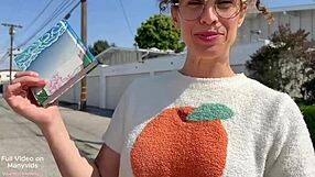 Stepmother’s surprise with a dildo and a creampie
