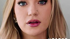 Amateur teen gets into some hardcore action with small boobed amateur
