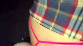 Public street encounter with a stranger for some ass play and a messy end