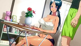 All the sex scenes of the first episode of Koumi-jima shuu 7: The women who cum in 60fps