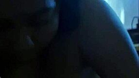 Young Asian couple’s naughty cam show on a boring movie night