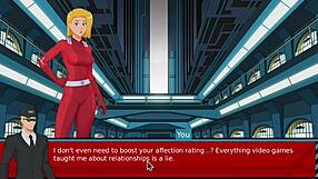 3D animated big tits and big cock in a video game themed porn