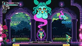3D game with monster cock titjob and facial cumshot