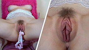 Stepsis fingerfucks her wet pussy and cums hard
