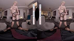 Skye Blue's naughty masturbation session in American lingerie