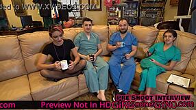 Gyno exam with latex gloves and speculum in Florida hospital