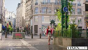 Jia Lissa and Sonya have a hot and steamy threesome in the French capital