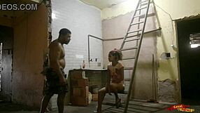 Skinny teen gets her ass fucked by a horny Latino