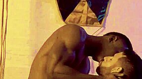 Interracial passion ignites as black hunk claims white ass