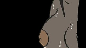Cartoon porn with 2D animation and doggystyle sex