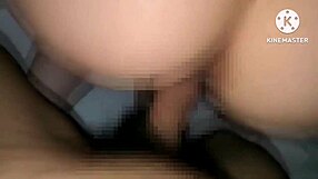 Japanese cosplay video ends with a creampie