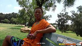 I found this beautiful short hair black girl and I decided to take her home