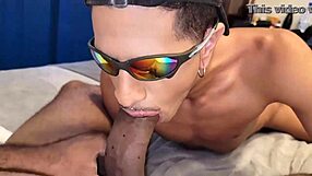 twink takes on the security guard’s massive black cock in intense anal action, part 2.
