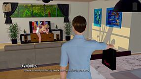 3D animated porn game with anime style called Ripples 45