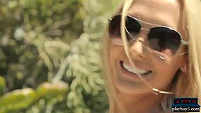 Beautiful blonde from Houston, Texas in a steamy photoshoot