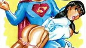 Superman and Lois Lane in erotic cartoons and hentai videos