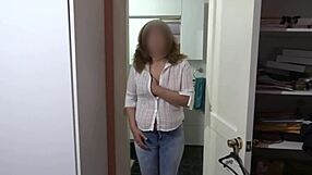 Mature wife seduces maid's husband for some hot action