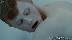 Blonde hunk services giant cock with deepthroat and more