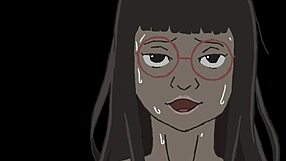 Cartoon porn with 2D animation and doggystyle sex